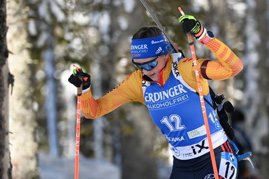 War über 15 Kilometer beste Deutsche auf der Pokljuka: Franziska Preuß.