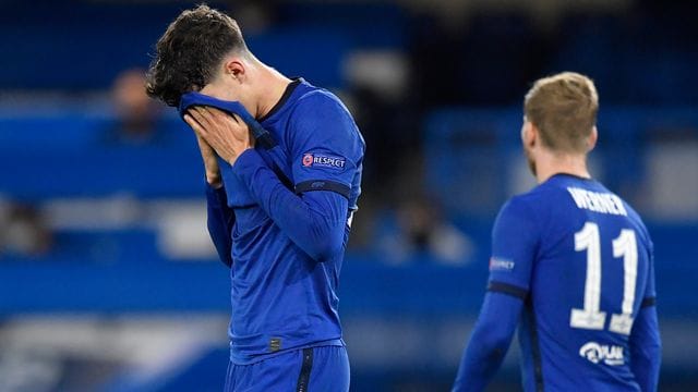 Kai Havertz (l) und Timo Werner konnten beim FC Chelsea noch nicht komplett überzeugen.