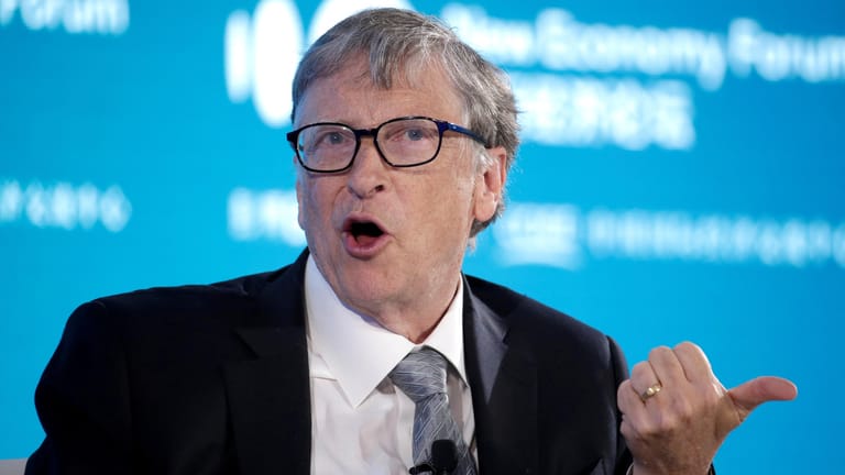 Bill Gates: Der Microsoft-Gründer wird immer wieder mit Verschwörungstheorien konfrontiert.