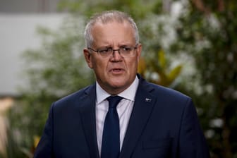 Australiens Premier Scott Morrison: Er steht wegen eines Vergewaltigungsfalls im Parlament unter Druck.