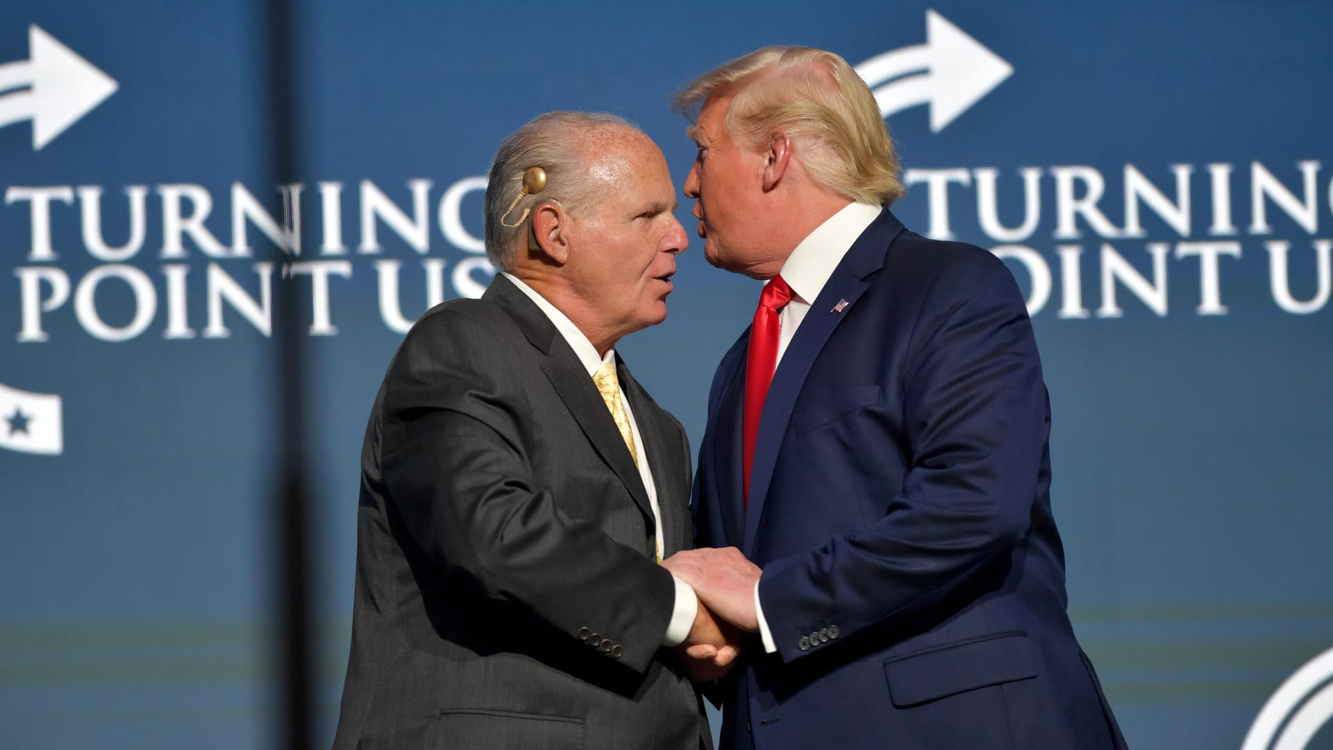 Rush Limbaugh und Donald Trump: Der Radiomoderator wurde vom damaligen US-Präsidenten mit der Freiheitsmedaille ausgezeichnet. (Archivbild)