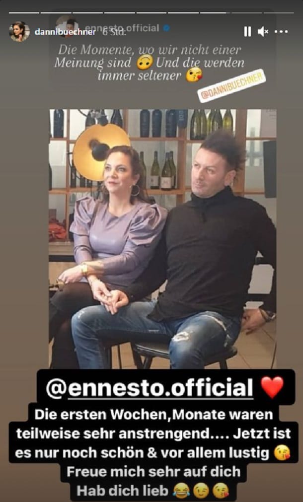 Danni Büchner und Ennesto Monté: Seit November sind sie offiziell ein Paar.