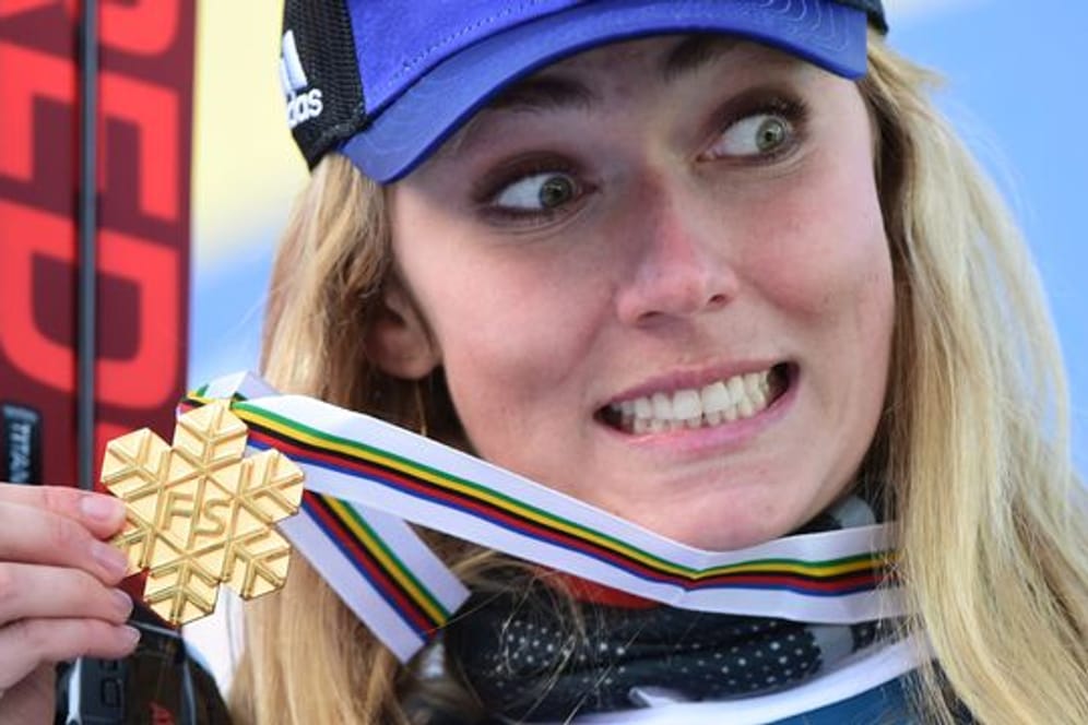 Will auch im Riesenslalom WM-Gold: Mikaela Shiffrin.