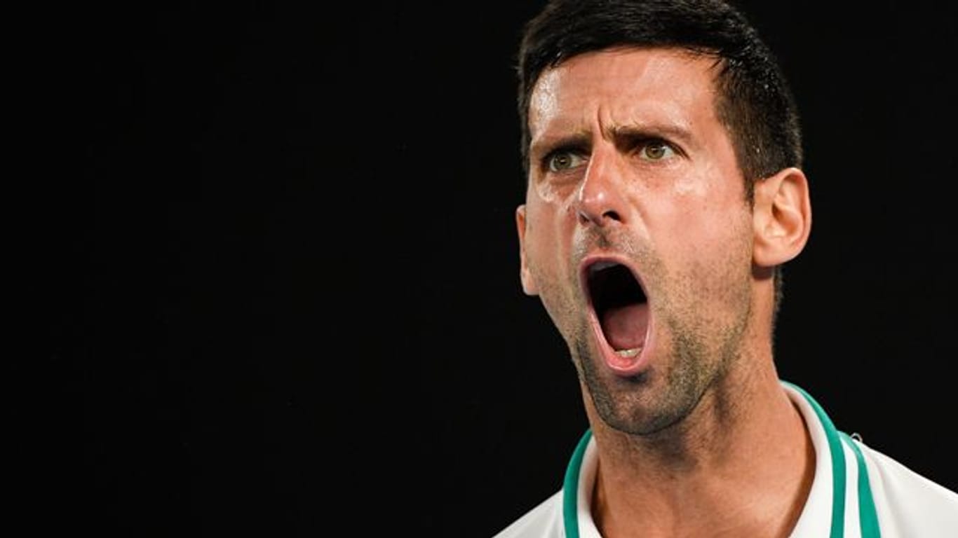 Novak Djokovic erreichte locker das Endspiel der Australian Open.