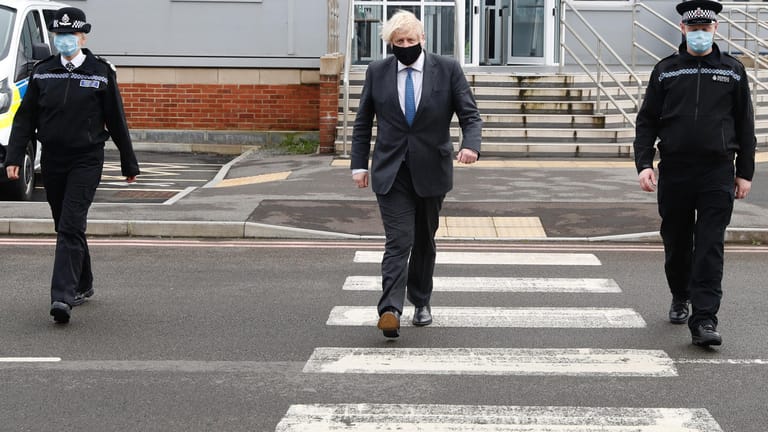 Der britische Premierminister Boris Johnson: Der G7-Gastgeber forderte eine Beschleunigung der Produktion von Vakzinen.