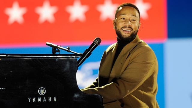 John Legend im November 2020 bei einer Wahlkampfveranstaltung der Demokraten.