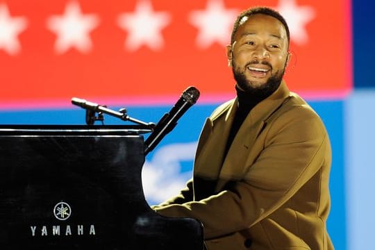 John Legend im November 2020 bei einer Wahlkampfveranstaltung der Demokraten.