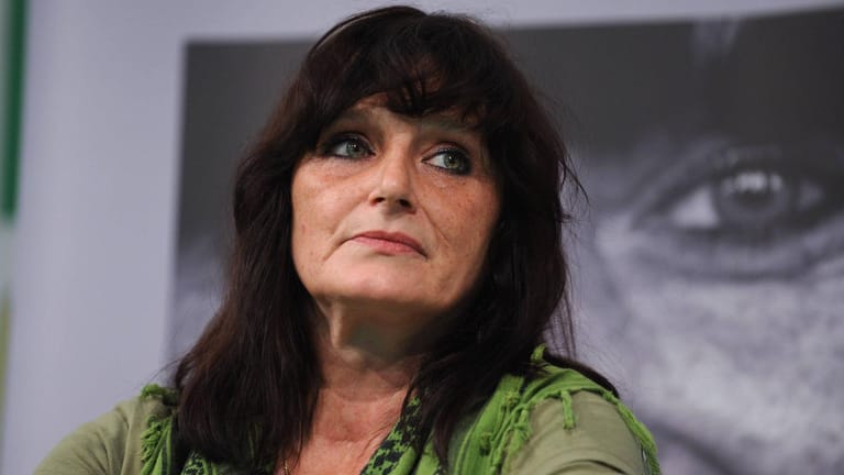 Christiane ( F. ) Felscherinow: Die Autorin war 2013 zu Besuch auf der Frankfurter Buchmesse.