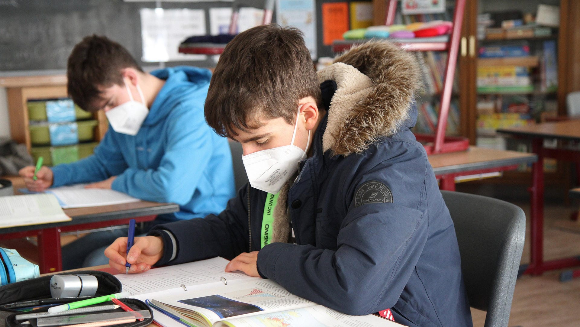 Schüler im Klassenzimmer