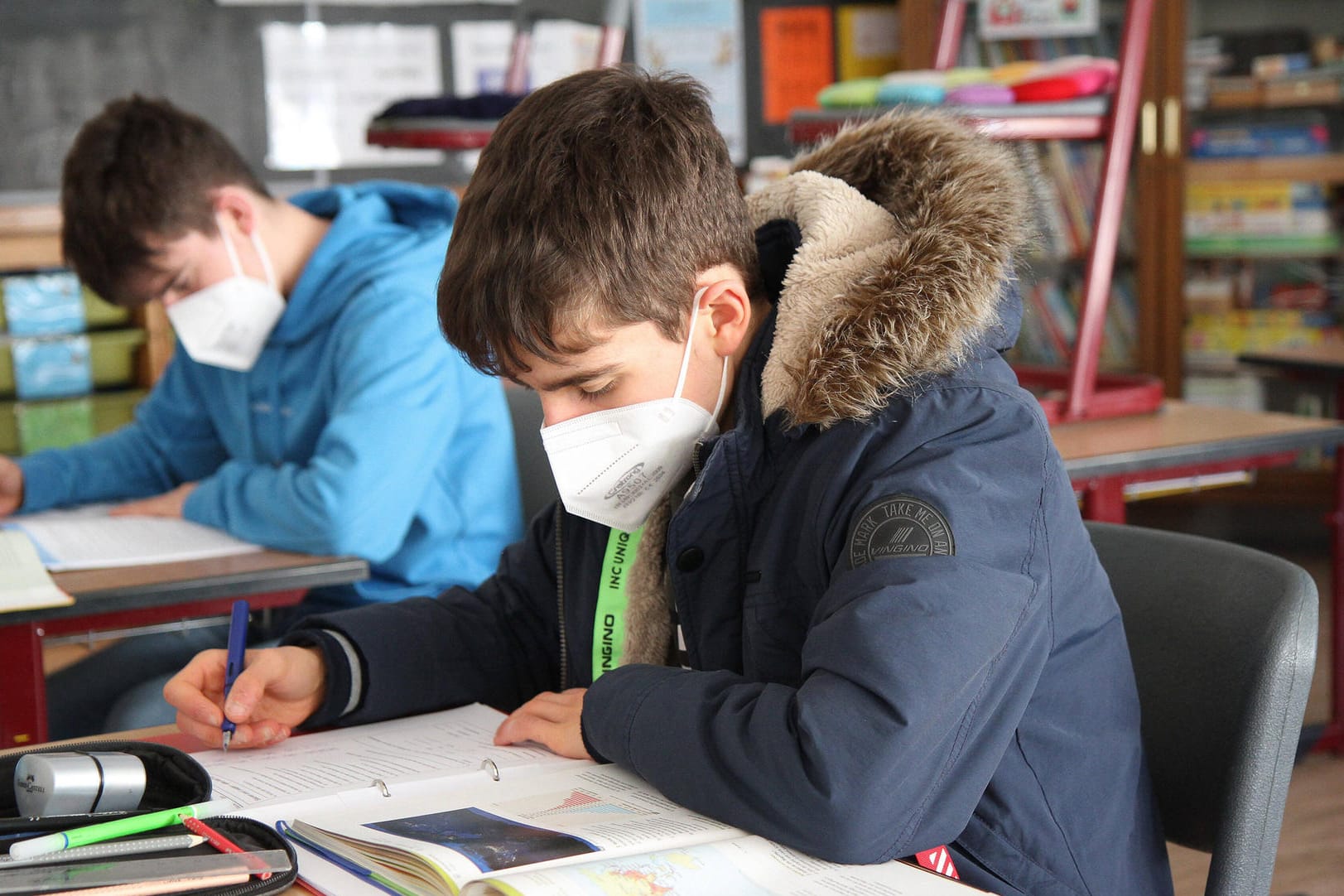 Schüler im Klassenzimmer