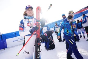 Will sich im Slalom ihre vierte WM-Medaille in Cortina d'Ampezzo sichern: Mikaela Shiffrin.