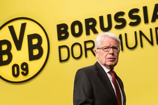 Hofft auf den Ligaverbleib von Erzrivale Schalke 04: BVB-Präsident Reinhard Rauball.