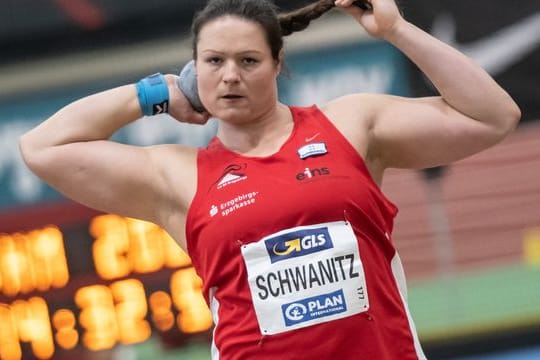 Christina Schwanitz holte ihren sechsten deutschen Meistertitel in der Halle.