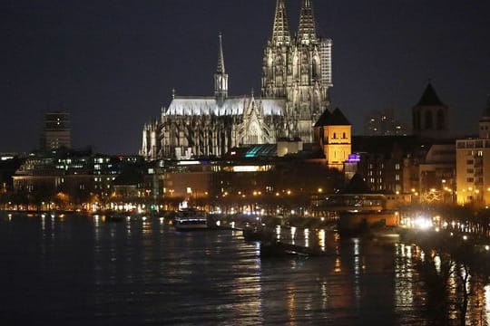 Blick auf den Kölner Dom.