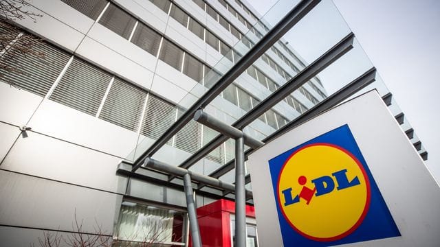 Blick auf die Lidl Zentrale in Neckarsulm.