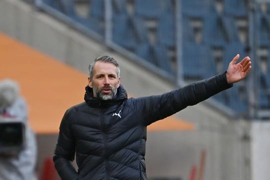 Trainer Marco Rose nahm die Niederlage gegen Mainz auf seine Kappe.