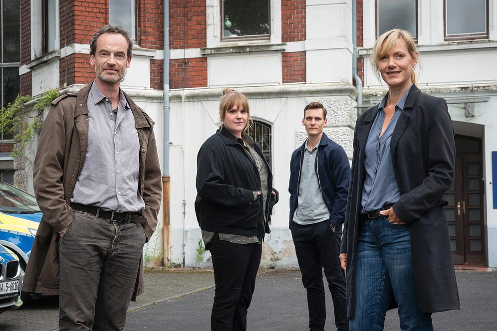 Das Dortmunder "Tatort"-Team (v.l.): Peter Faber (Jörg Hartmann), Martina Bönisch (Anna Schudt), Jan Pawlak (Rick Okon) und Rosa Herzog (Stefanie Reinsperger).