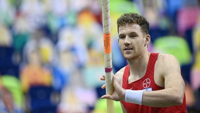 Torben Blech hat sich mit 5,72 Meter seinen ersten deutschen Meistertitel gesichert.