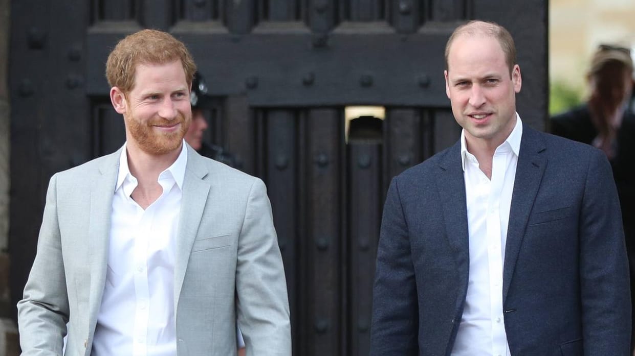 Sie sollen ein schwieriges Verhältnis haben: Prinz Harry und sein großer Bruder Prinz William.