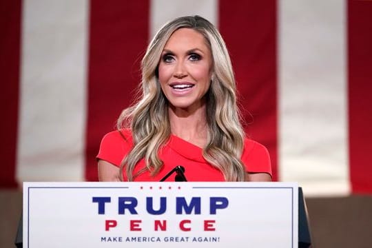 Lara Trump bei einer Wahlkampfveranstaltung im vergangenen August.