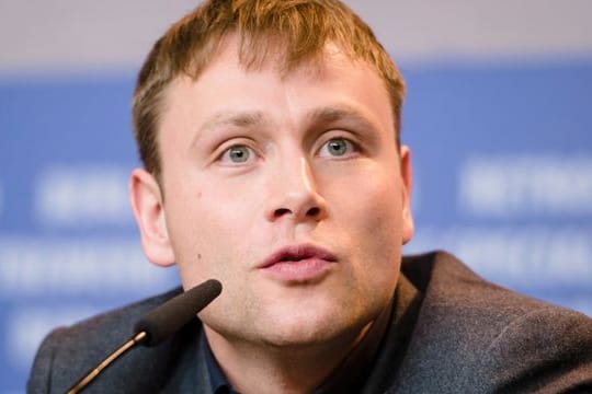 Schauspieler Max Riemelt auf der Berlinale 2017.