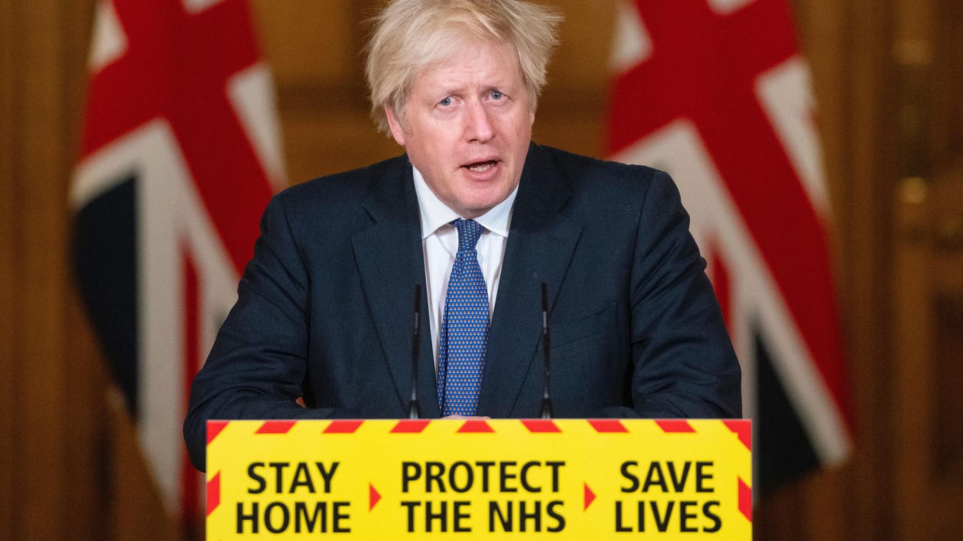Premierminister Boris Johnson: Er kann nicht genug betonen, dass er sich "Fit wie ein Metzgershund" fühlt.
