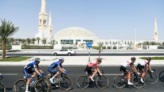 Die dritte Etappe der UAE-Tour führte über 166 Kilometer von Al Ain nach Jebel Hafeet.