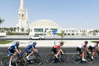 Die dritte Etappe der UAE-Tour führte über 166 Kilometer von Al Ain nach Jebel Hafeet.