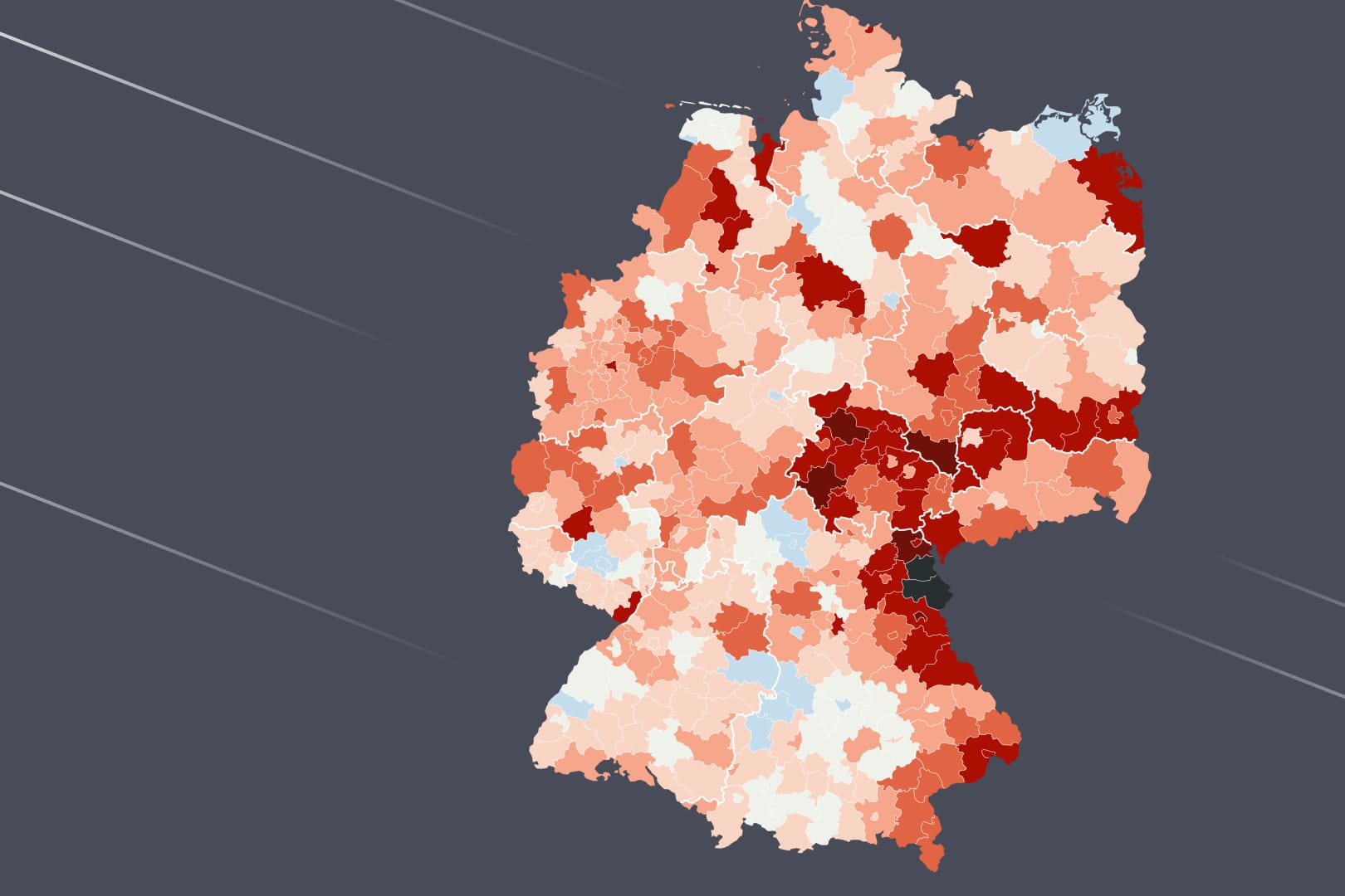 In diesen Regionen steigen die Fallzahlen am stärksten