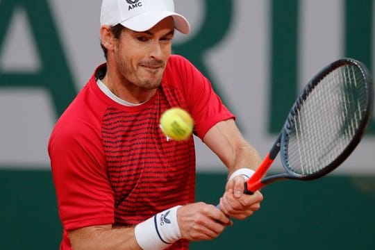 Andy Murray in Aktion.