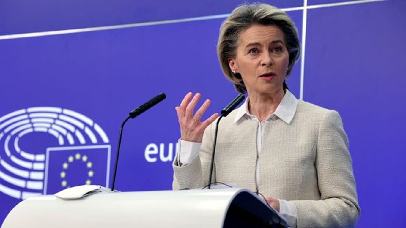 EU-Kommissionspräsidentin Ursula von der Leyen ermahnt die deutsche Bundesregierung.