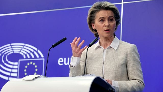 EU-Kommissionspräsidentin Ursula von der Leyen ermahnt die deutsche Bundesregierung. EU-Kommissionspräsidentin Ursula von der Leyen ermahnt die deutsche Bundesregierung.