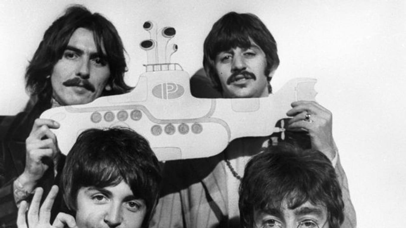 Die Beatles 1967 in London.
