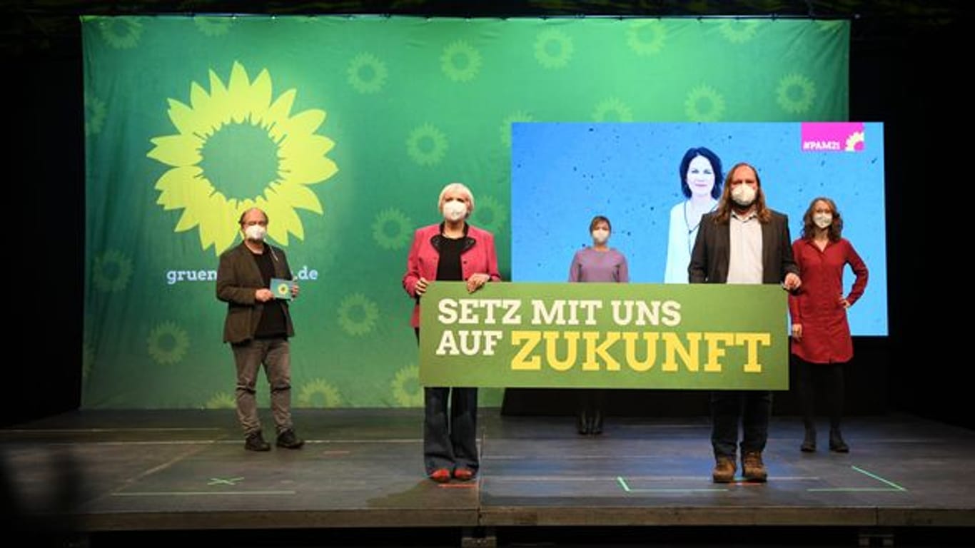 Bündnis 90/Die Grünen können sich weiter über einen Mitgliederzuwachs freuen.