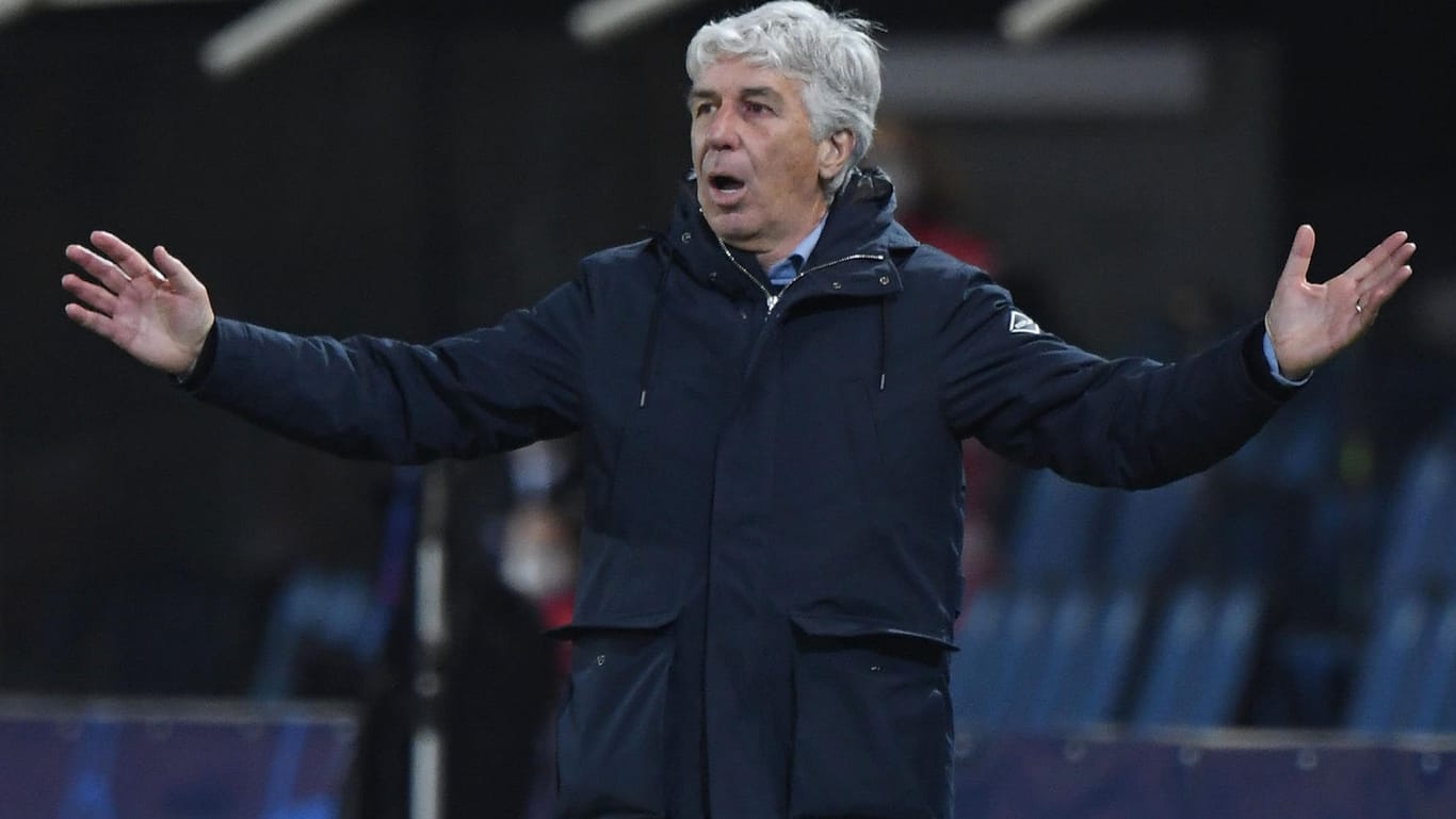 Fassungslos: Bergamo-Trainer Gasperini im Spiel gegen Real Madrid.