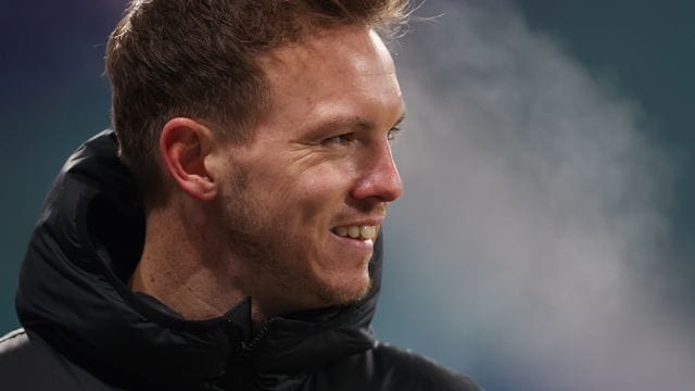 Leipzigs Trainer Julian Nagelsmann trifft mit seinem Team auf Borussia Mönchengladbach. Leipzigs Trainer Julian Nagelsmann trifft mit seinem Team auf Borussia Mönchengladbach.