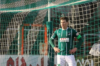 Lübecks Kapitän Florian Riedel im Spiel gegen Türkgücü München am vergangenen Samstag.