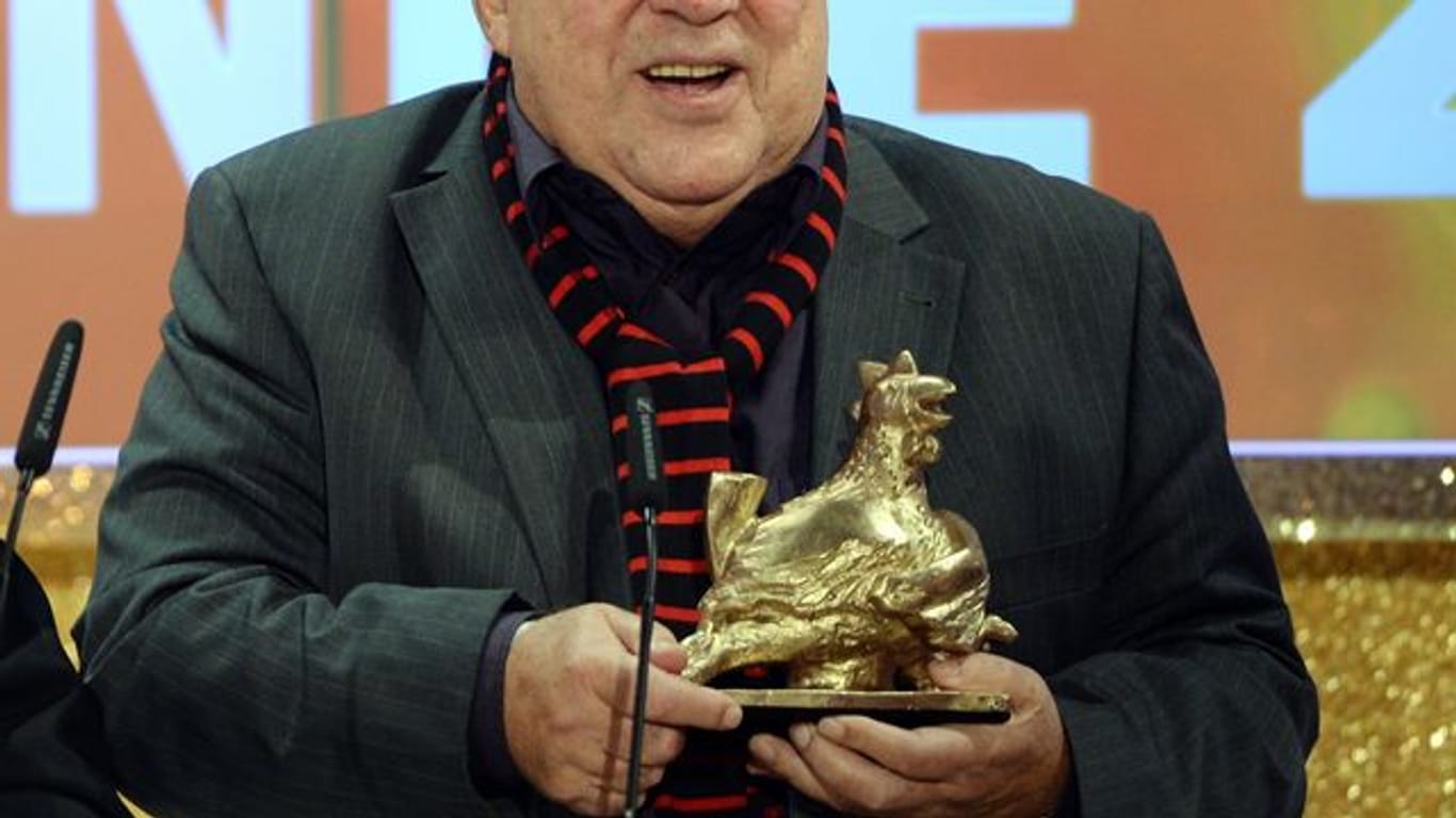 Jaecki Schwarz wurde 2013 für sein Lebenswerk mit einer Goldenen Henne geehrt.
