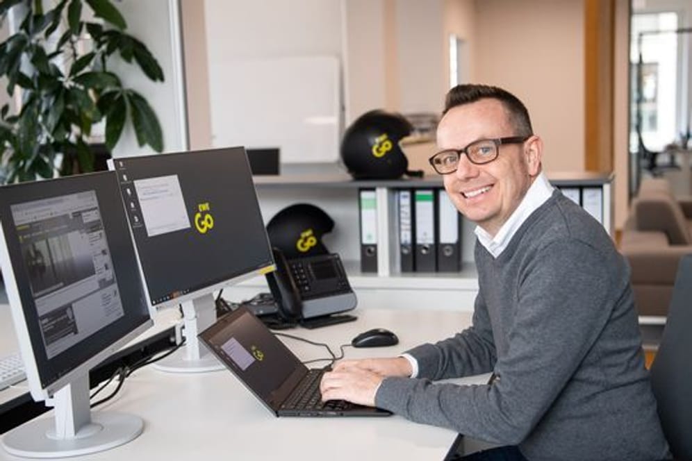 Heiko Hambrock, Geschäftsführer von EWE GO, arbeitet in Teilzeit.