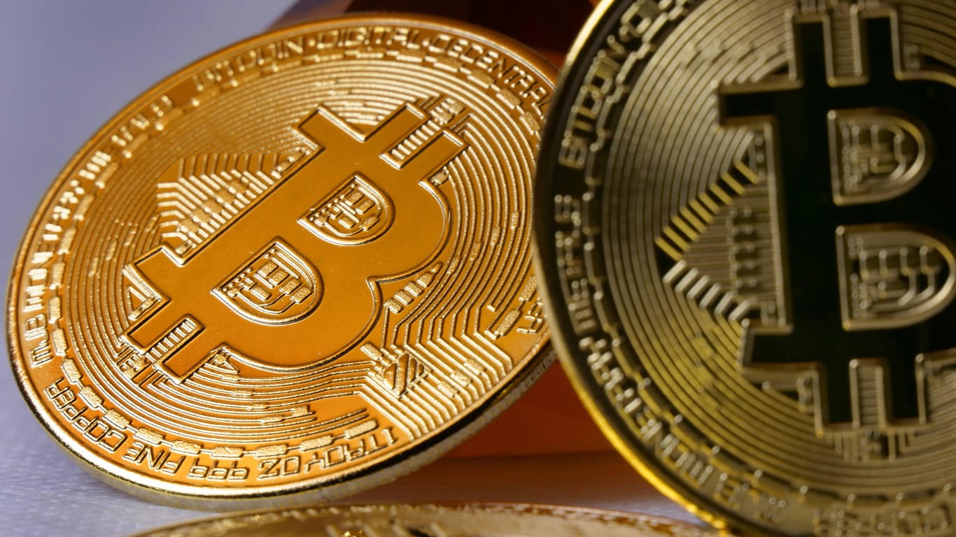 Physische Bitcoins: Die Kryptowährung ist hoch volatil.