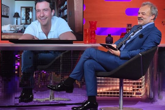 Orlando Bloom bei der Aufzeichnung der "Graham Norton Show".