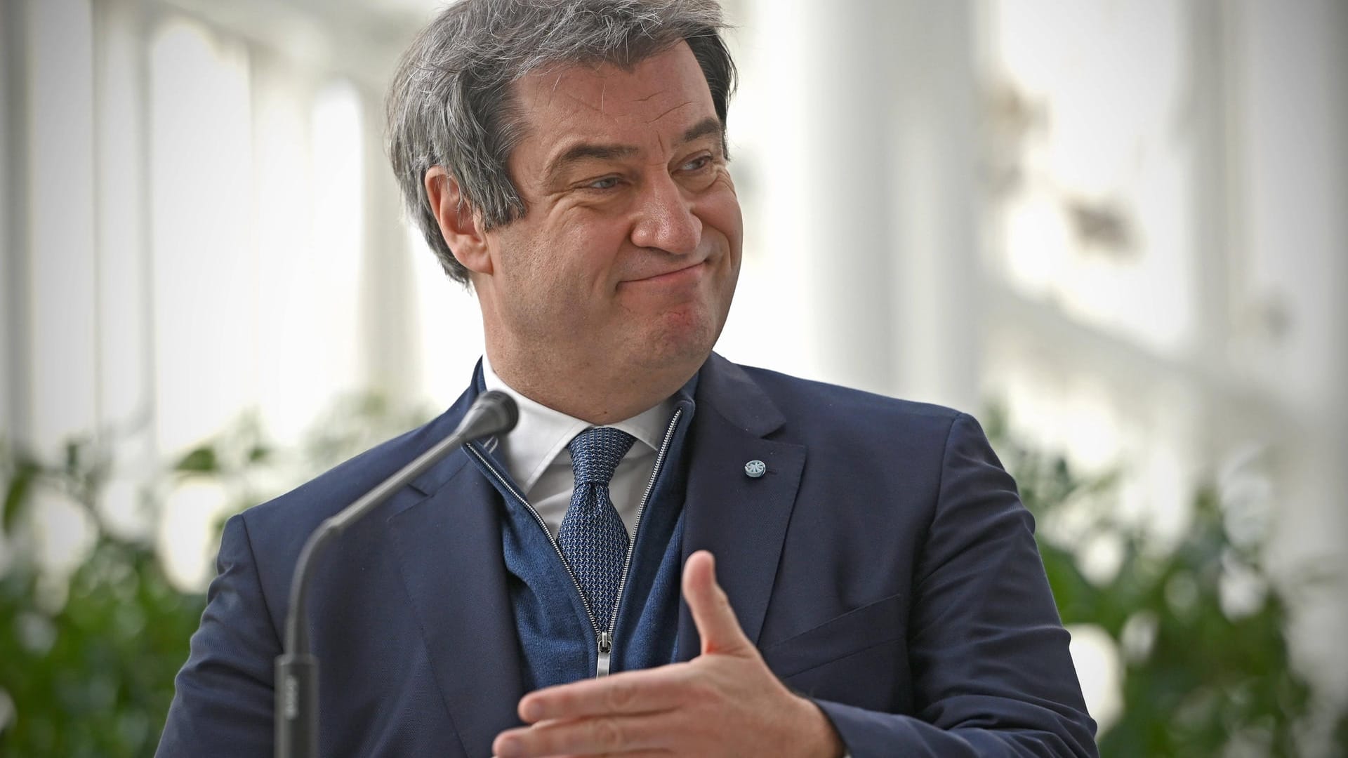 Markus Söder: Der bayrische Ministerpräsident schneidet im "Politbarometer" gut ab.