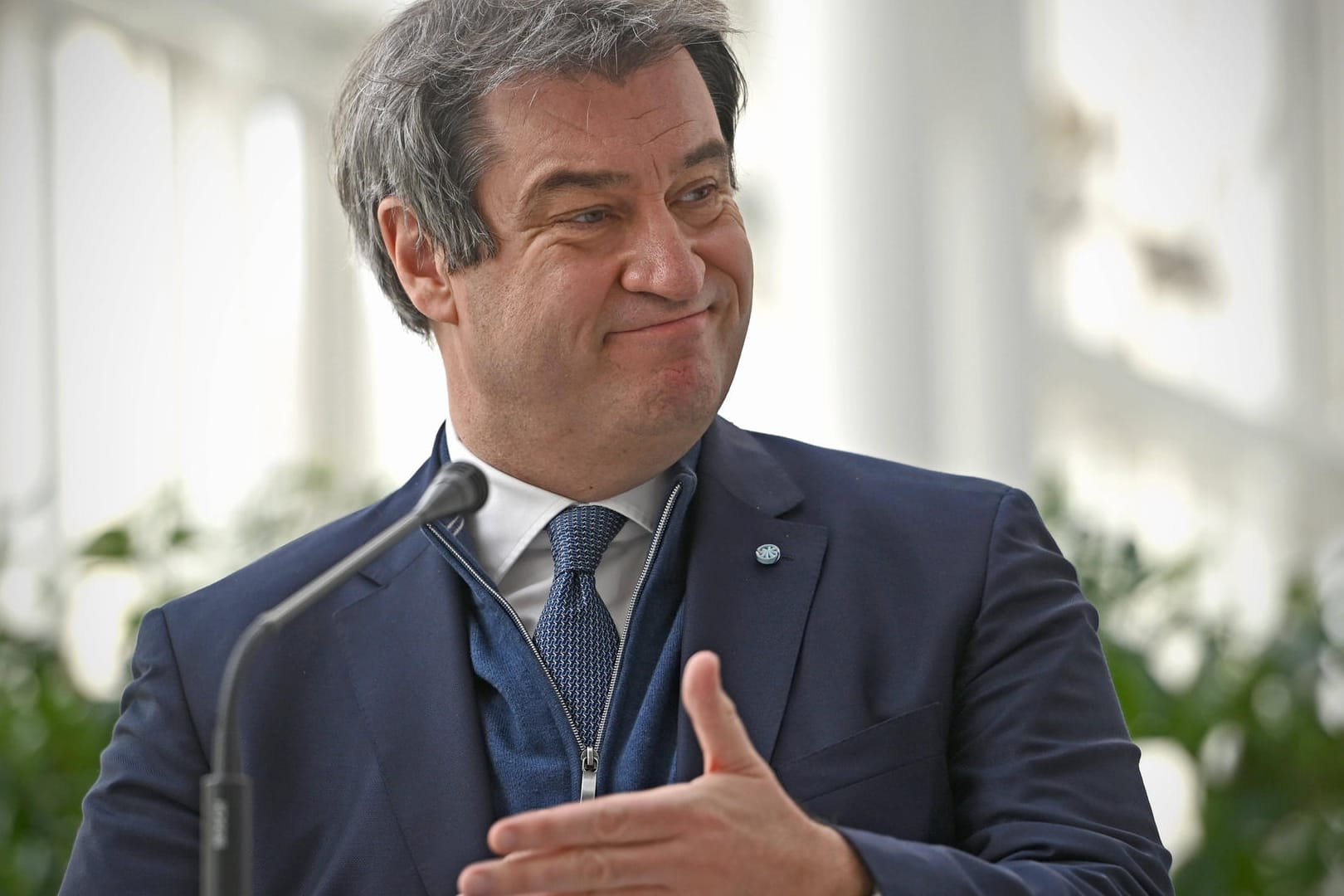 Markus Söder: Der bayrische Ministerpräsident schneidet im "Politbarometer" gut ab.