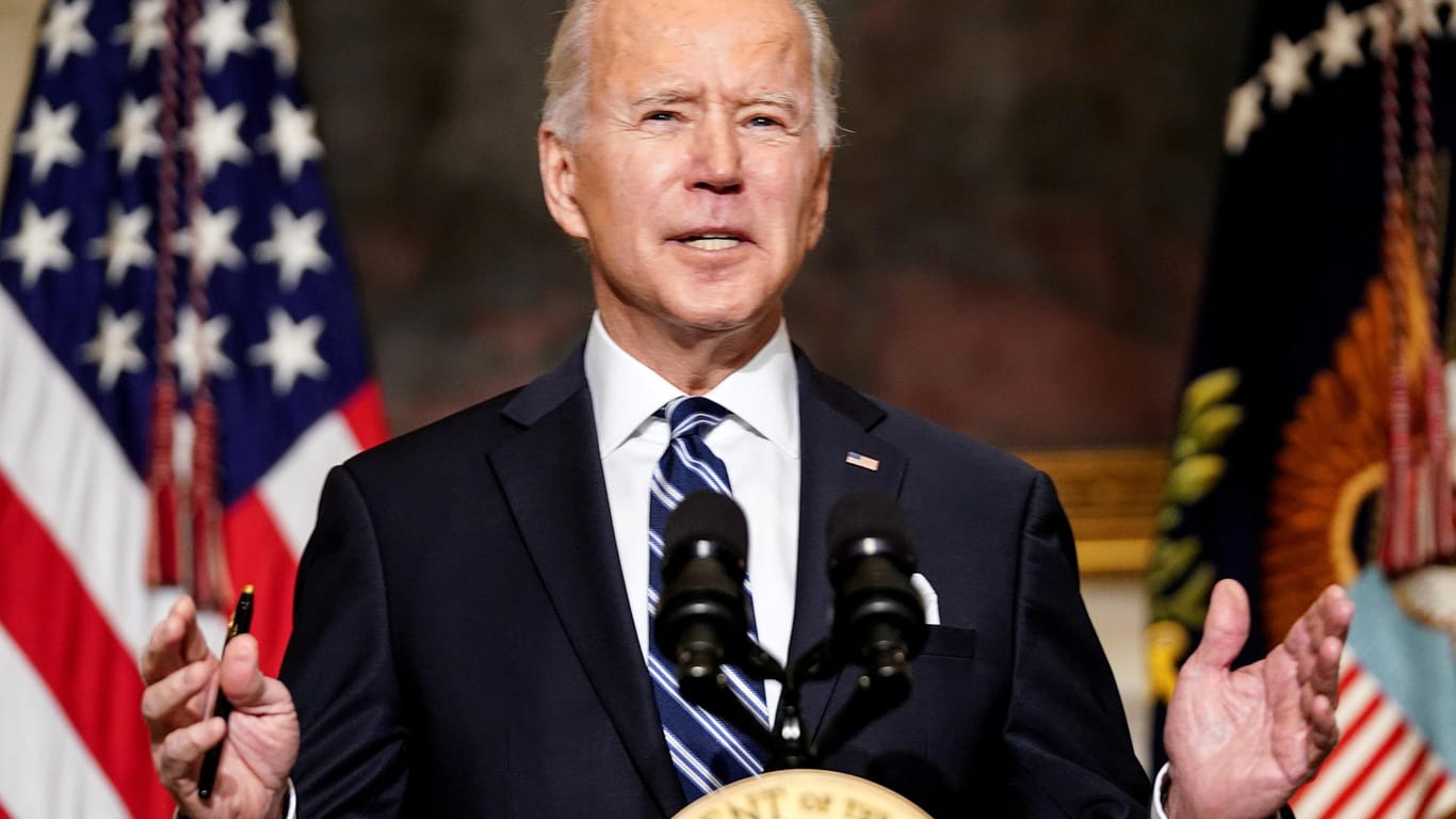 US-Präsident Joe Biden: Die Republikaner im Senat lehnen seinen Konjunkturpaket ab.