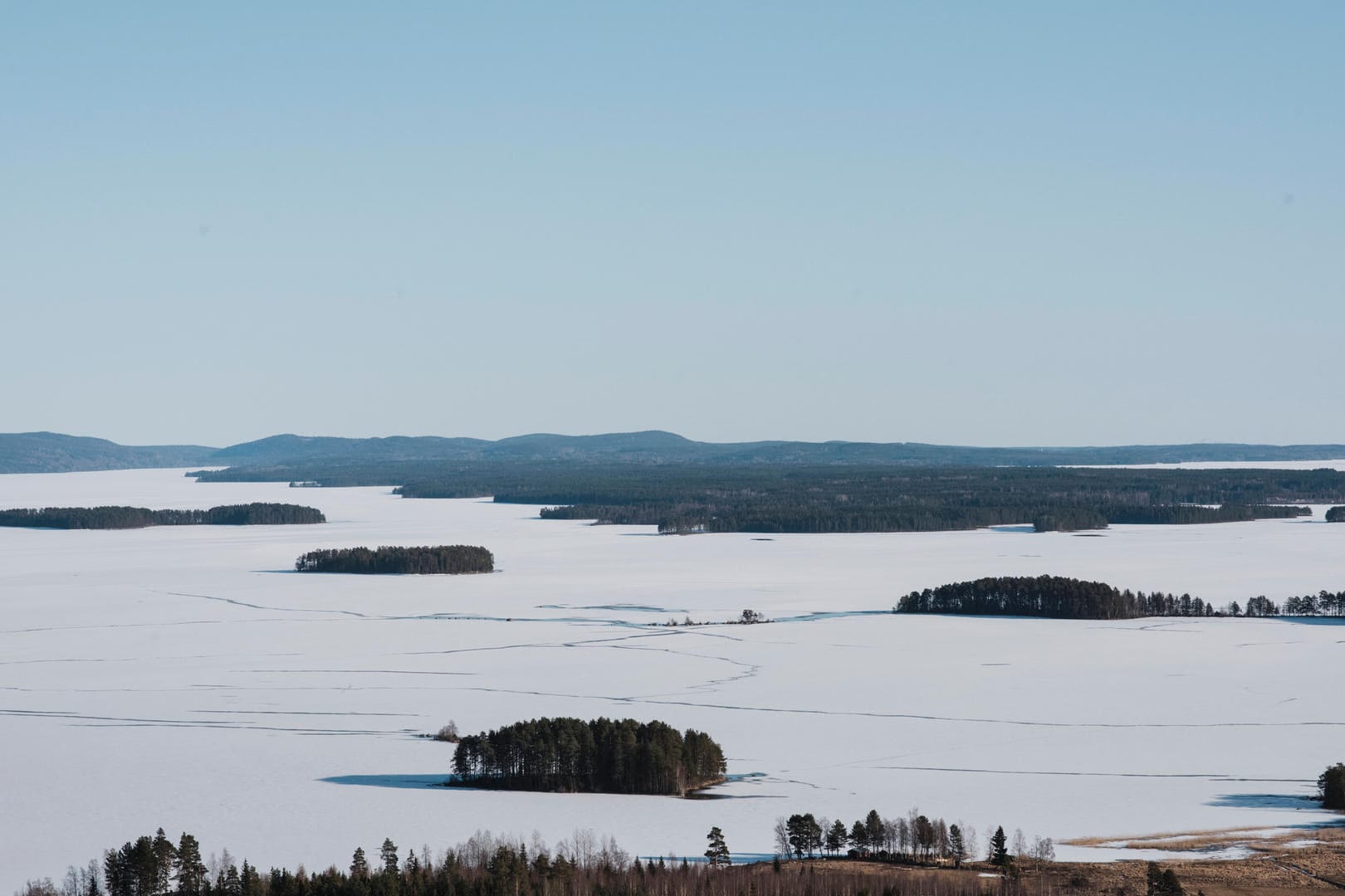 Zugefrorener See: In Schweden sind zwei Männer eingebrochen und ertrunken.