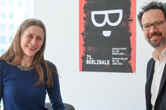 Das Leitungs-Duo der Berlinale, Geschäftsführerin Mariette Rissenbeek, und Carlo Chatrian, künstlerischer Direktor.