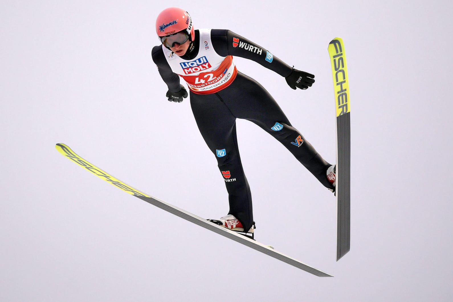 Starke Vorstellung in Oberstdorf: Karl Geiger.