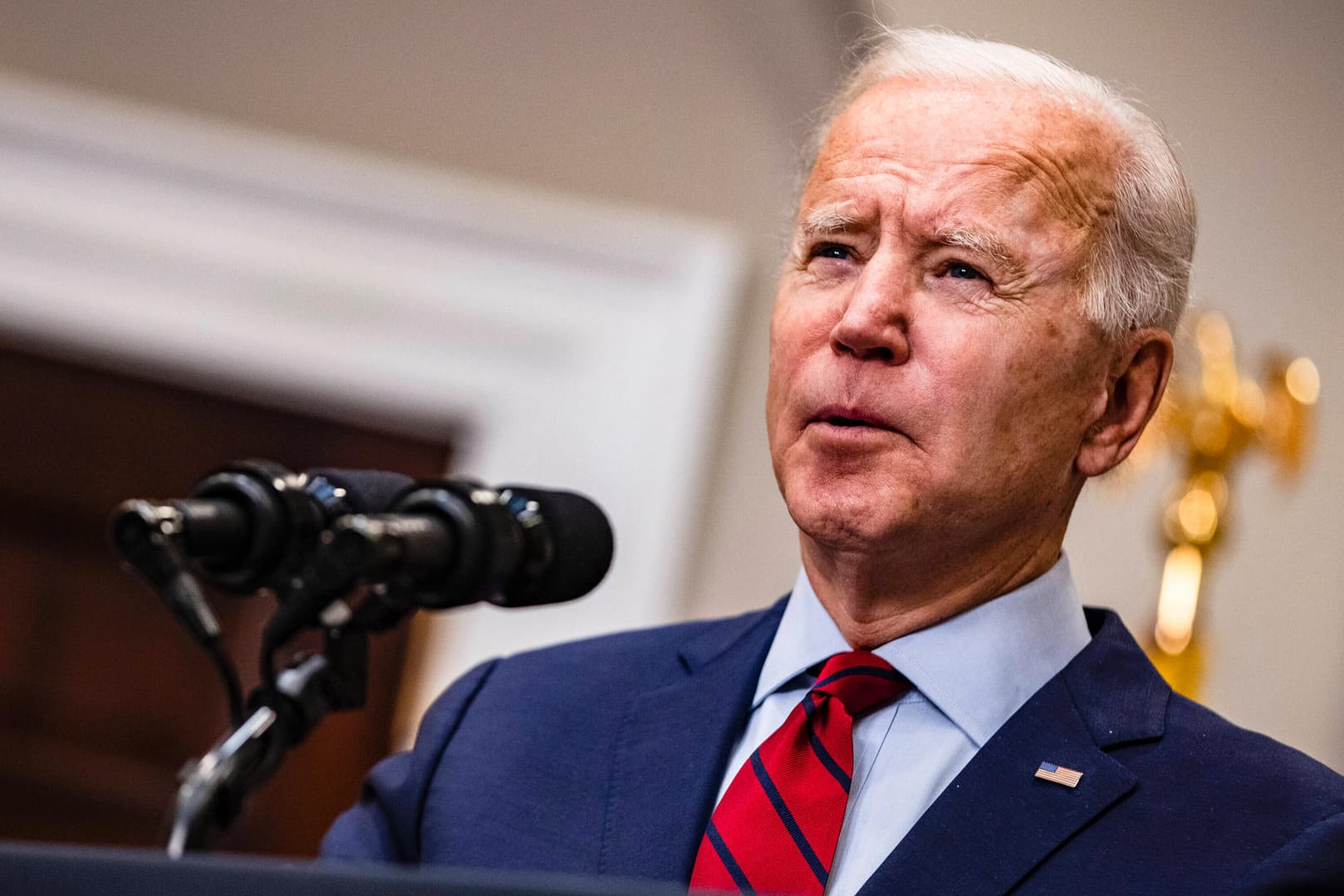 Joe Biden: Der US-Präsident drängt auf Tempo bei der Bekämpfung der Corona-Pandemie und ihrer Folgen.