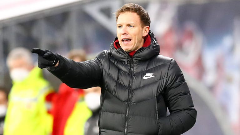 Julian Nagelsmann: Der Coach bleibt mit RB Leipzig weiter erster Bayern-Verfolger.