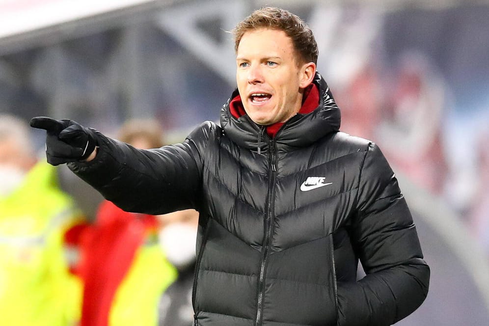 Julian Nagelsmann: Der Coach bleibt mit RB Leipzig weiter erster Bayern-Verfolger.